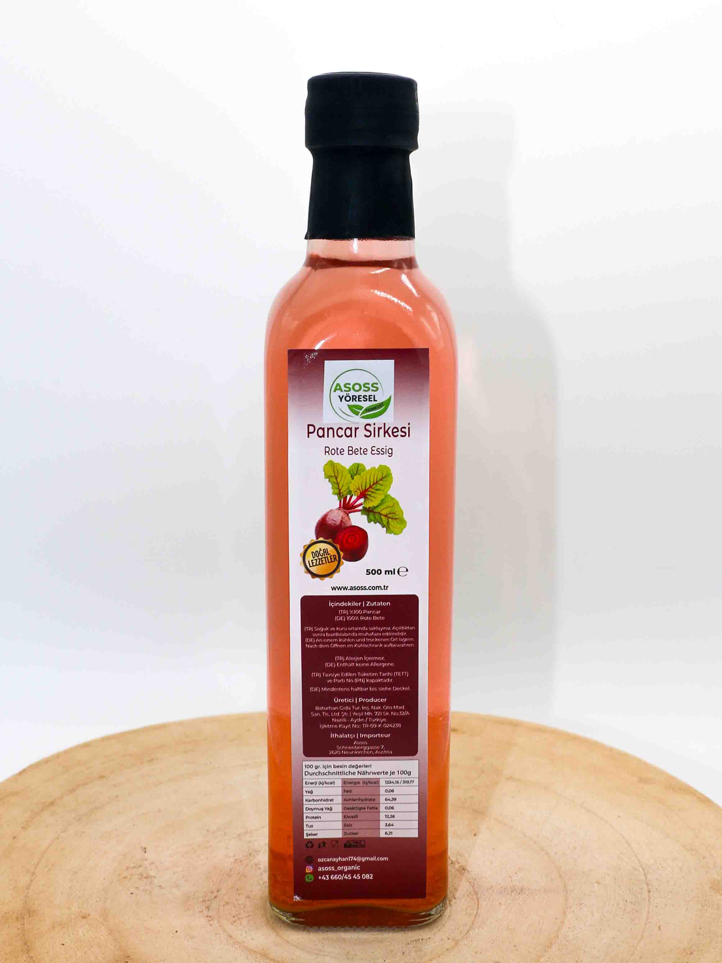 Rote Beete Essig - 500ml – Asoss Yöresel Rote Beete Essig - 500ml – Asoss Yöresel