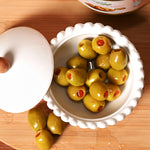 Grüne Oliven mit rote Paprika - 1kg